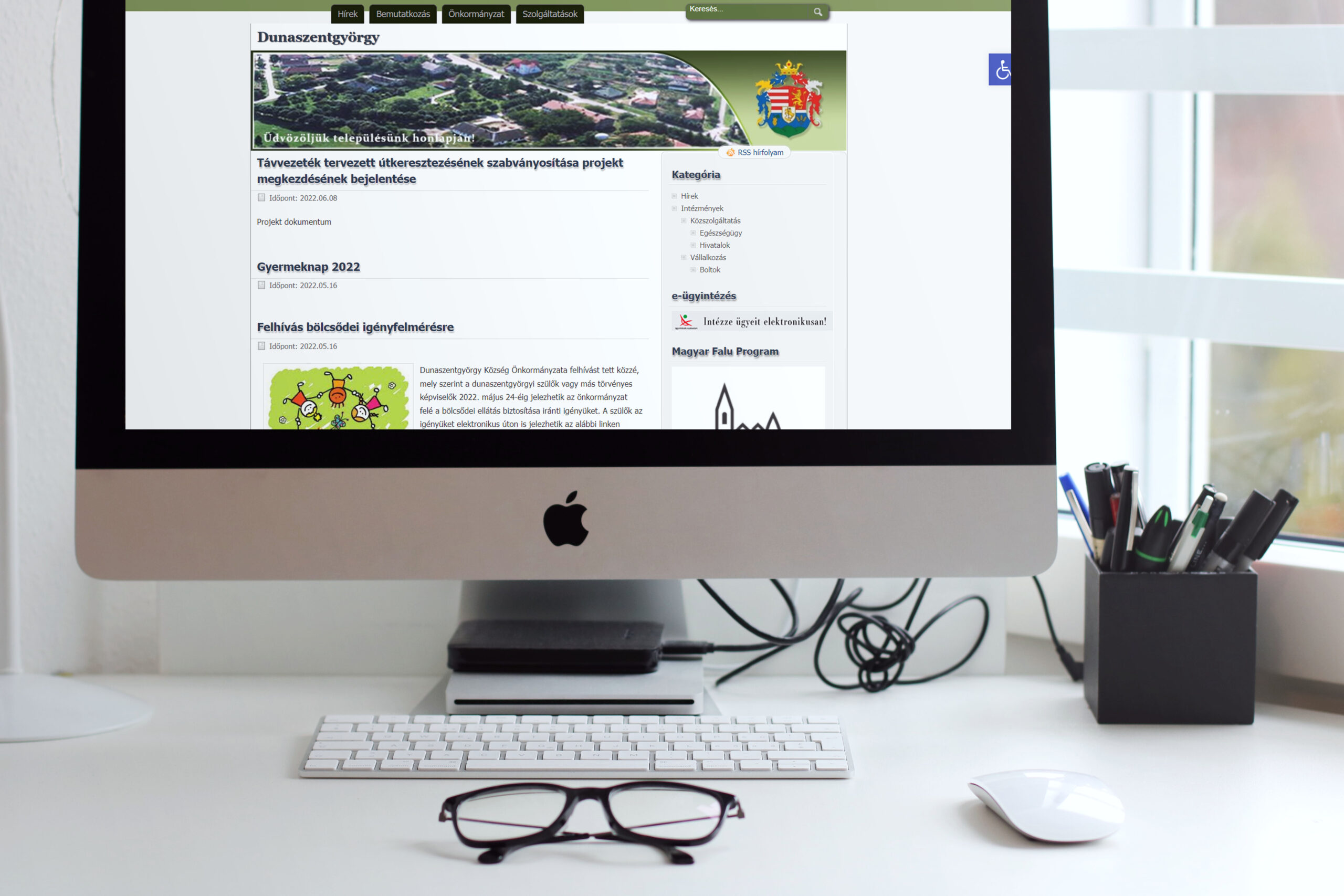 Régi honlap Dunaszentgyörgy régi honlapja
