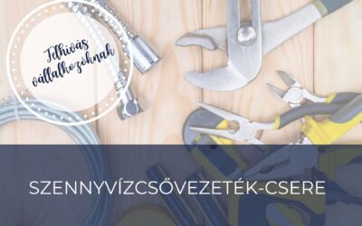 Felhívás szennyvízcsővezeték-csere