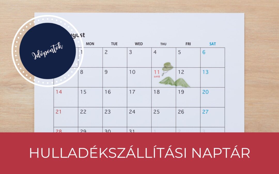 Hulladékszállítási naptár